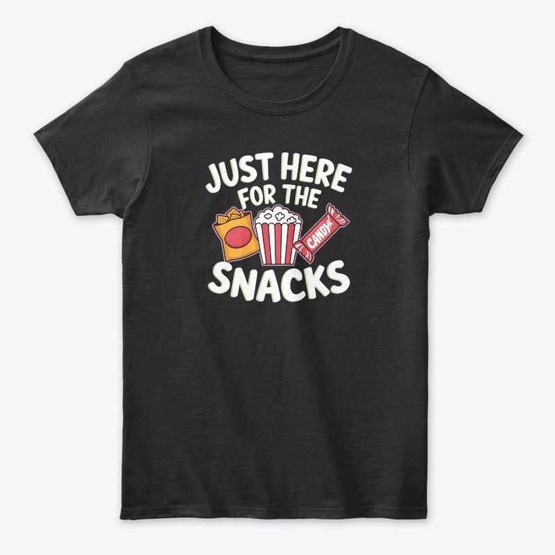 Snacks Lover Tee with Nachos & Popcornt