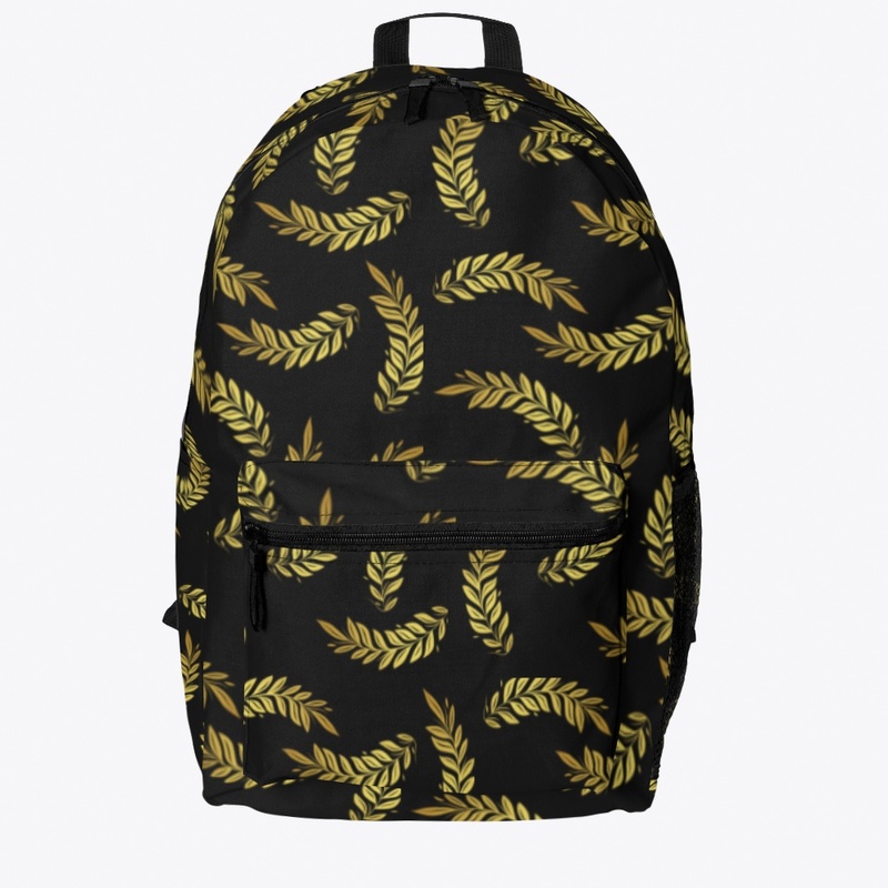Black and Gold Feathers