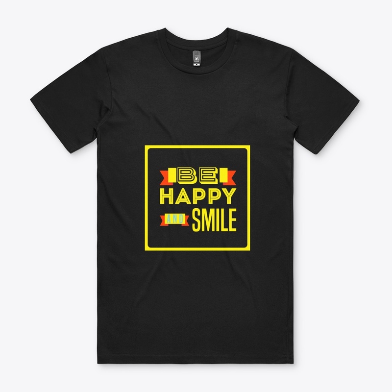 Be happy and smile sticker