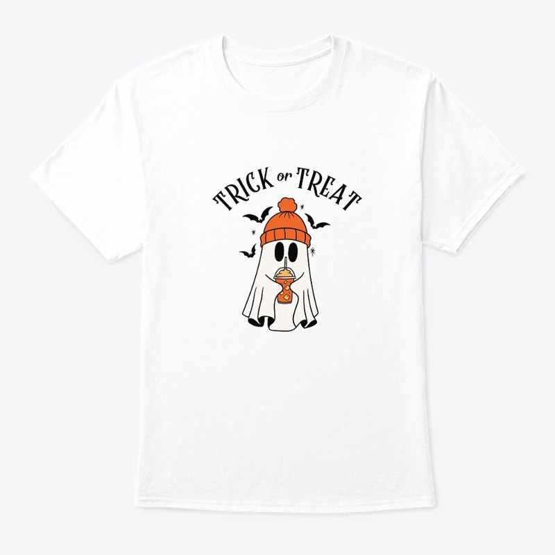 Fun "Trick or Treat" Ghost T-Shirt