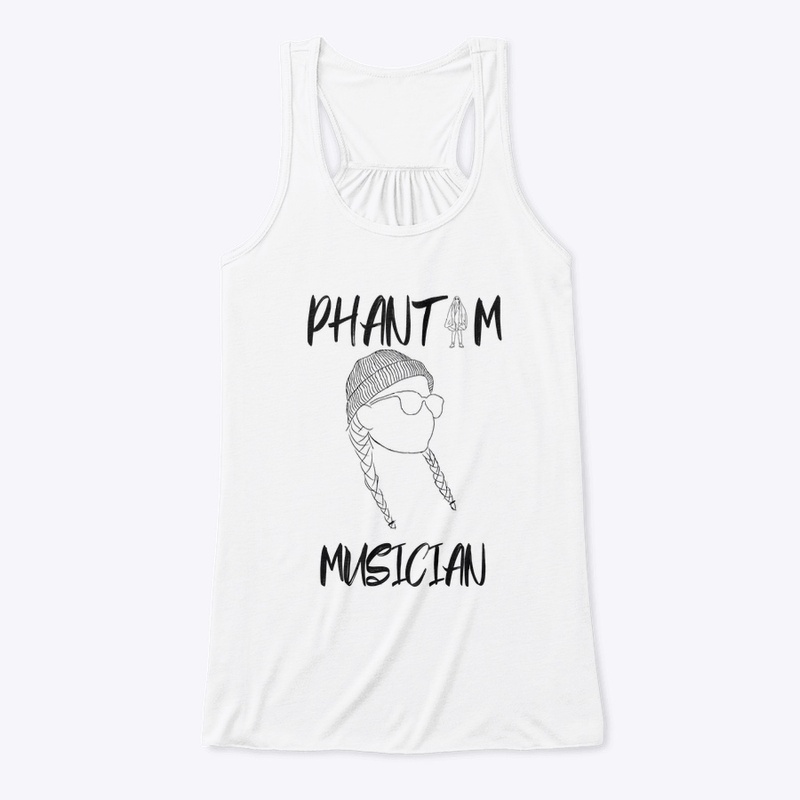 Phantom Merch Black on White