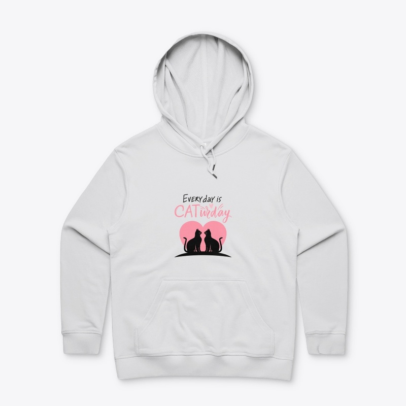 Pink Grey Illsutration Cats Lover Cute 