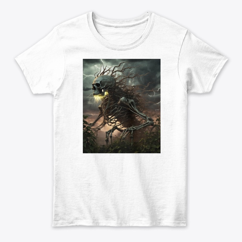 Haunting Skeletal Creature Storm