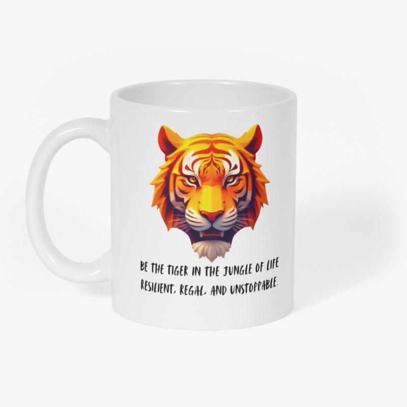 Tiger Graphic Design T-Shirt