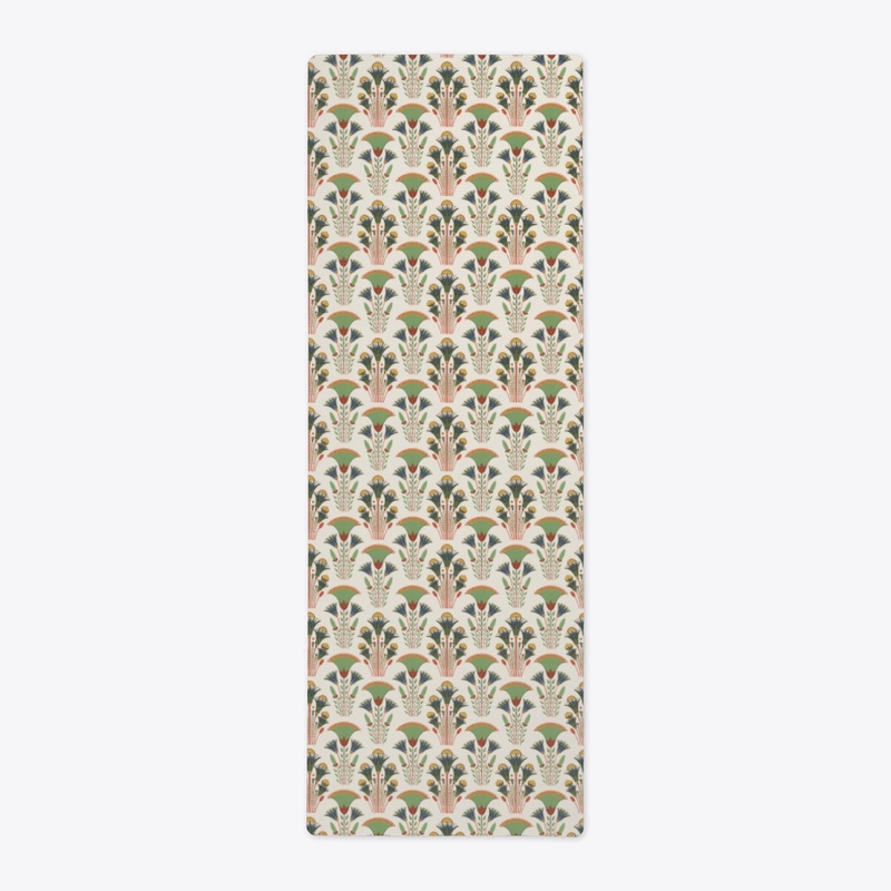 Egyptian floral boho Yoga Mat
