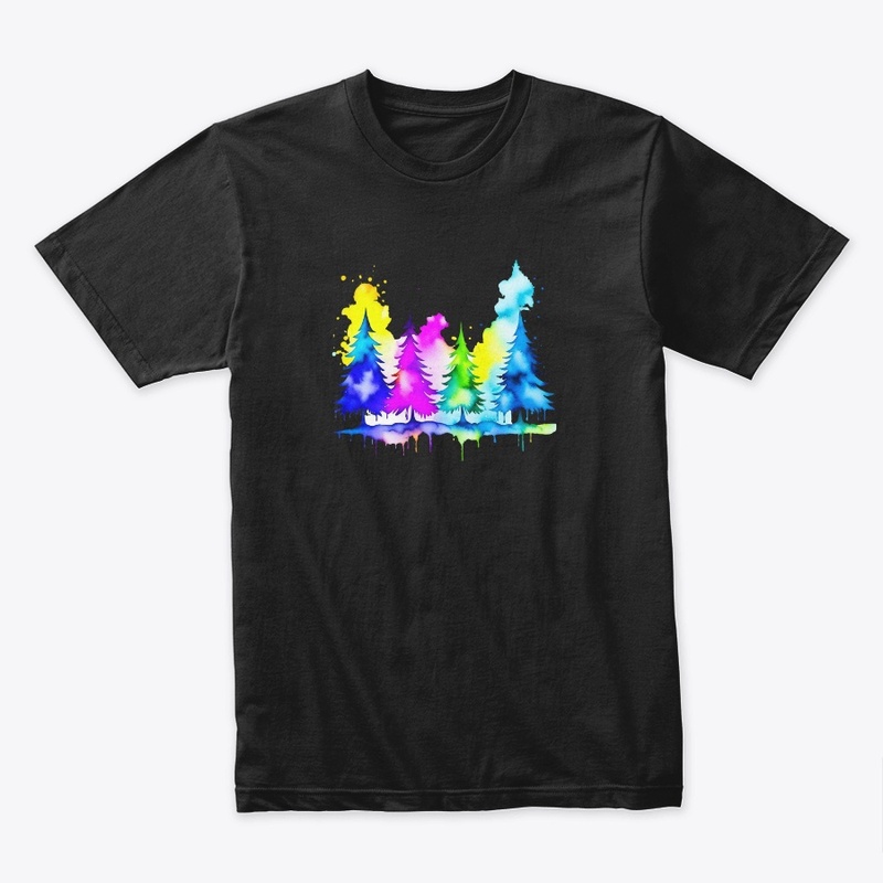 Colorful christmas tshirt
