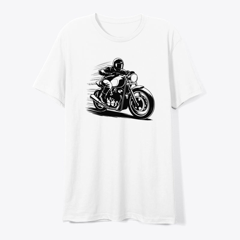 Thrilling Biker Illustration Design
