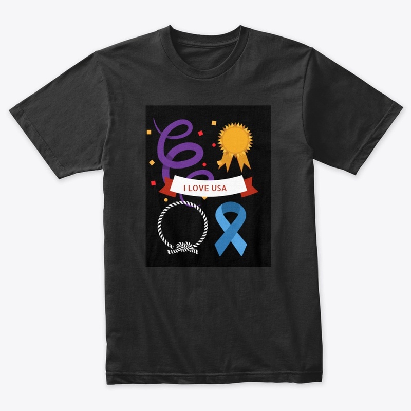 I love USA  Independence day  Tshirt
