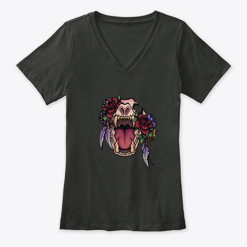 Rose skull