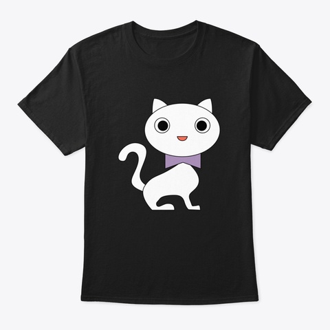 Cute Cat Kitties International Cat Day W Black T-Shirt Front