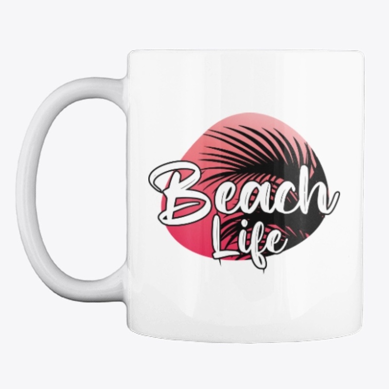 Beach life tee-shirt design
