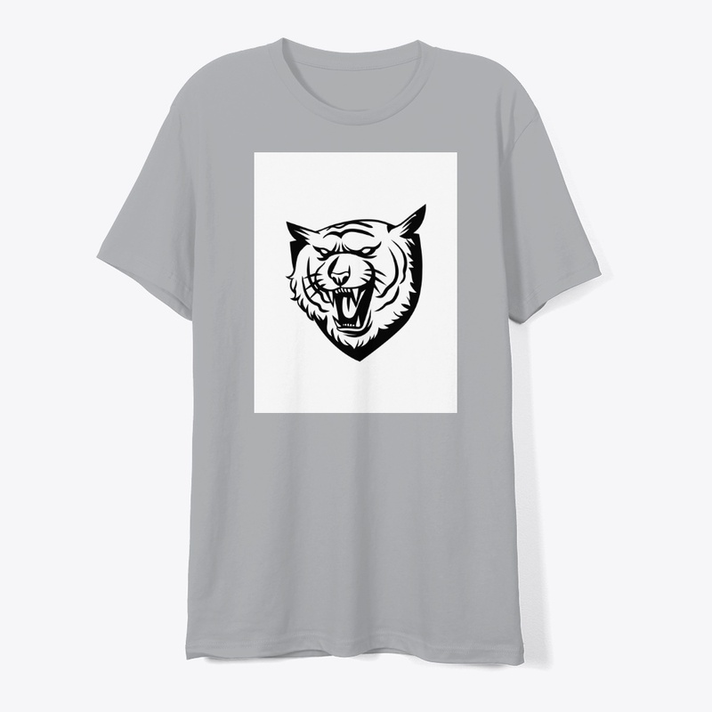 Minimalist Lion Tee – B&W Design