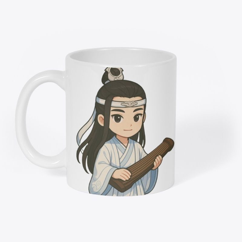 Lan Wangji Chibi Art | The Untamed Guqin