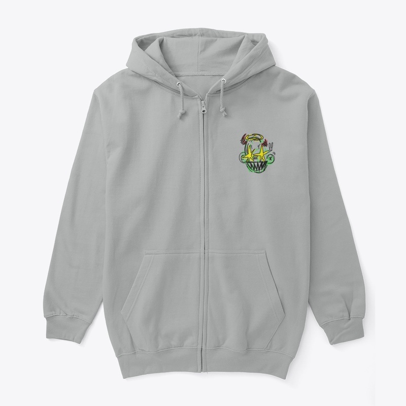 Starstruck unisex zip hoodie