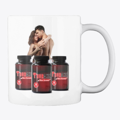 Thoraxin Testosterone Booster White T-Shirt Back