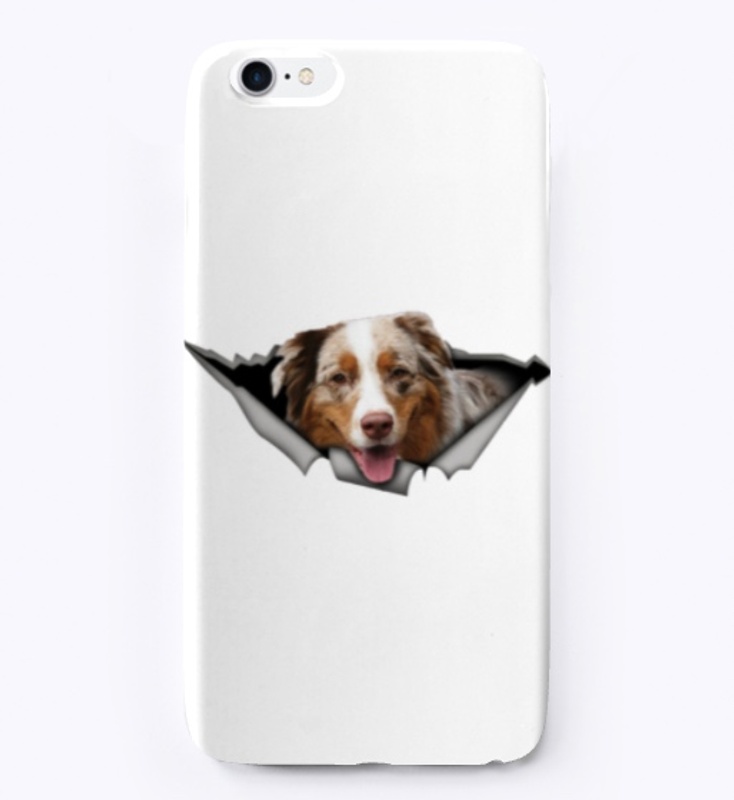 Australian Shepherd Mix car decal