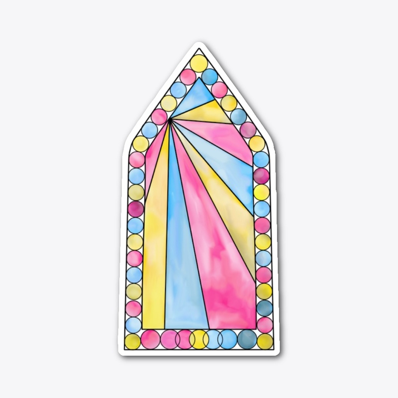 Stained Glass Pan Window