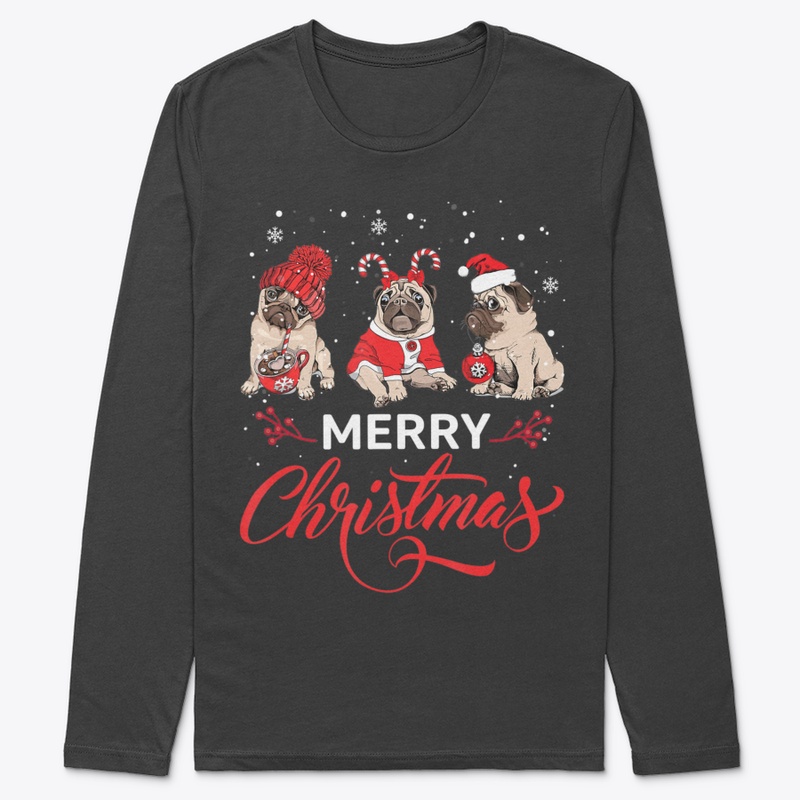 PUG UGLY CHRISTMAS SWEATER MEN KIDS DOG 