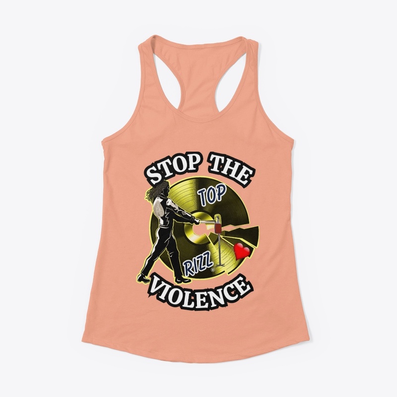 TOP RIZZ LOGO - STOP THE VIOLENCE 