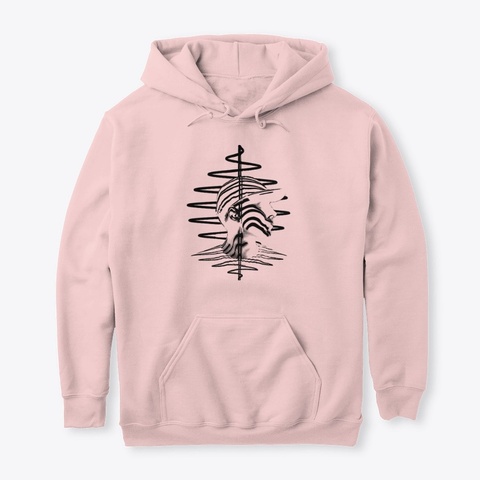 "They Siimi Rollin" Pink Hoodie Light Pink Camiseta Front