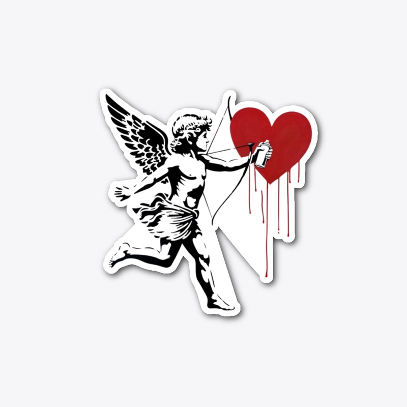 Cupid With Spray Can