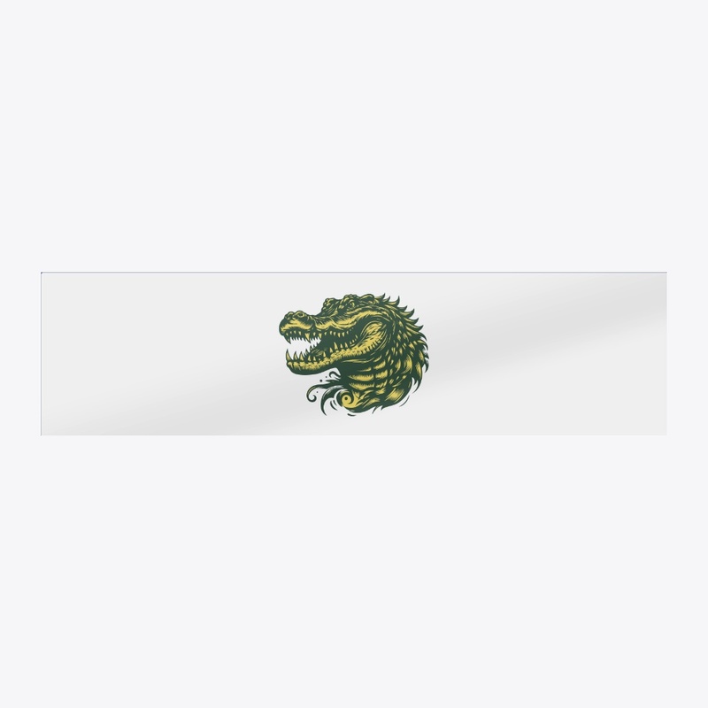 Angry Alligator Head Graphic