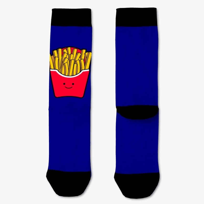 Simple French Fries Face Costume