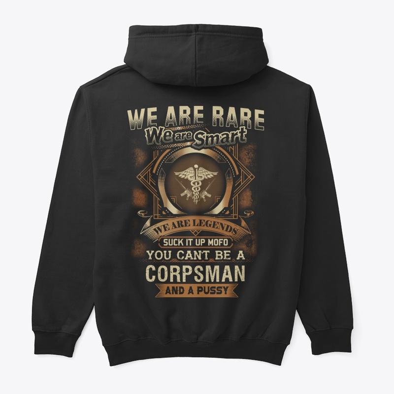 Corpsman We Are Rare Hoodie