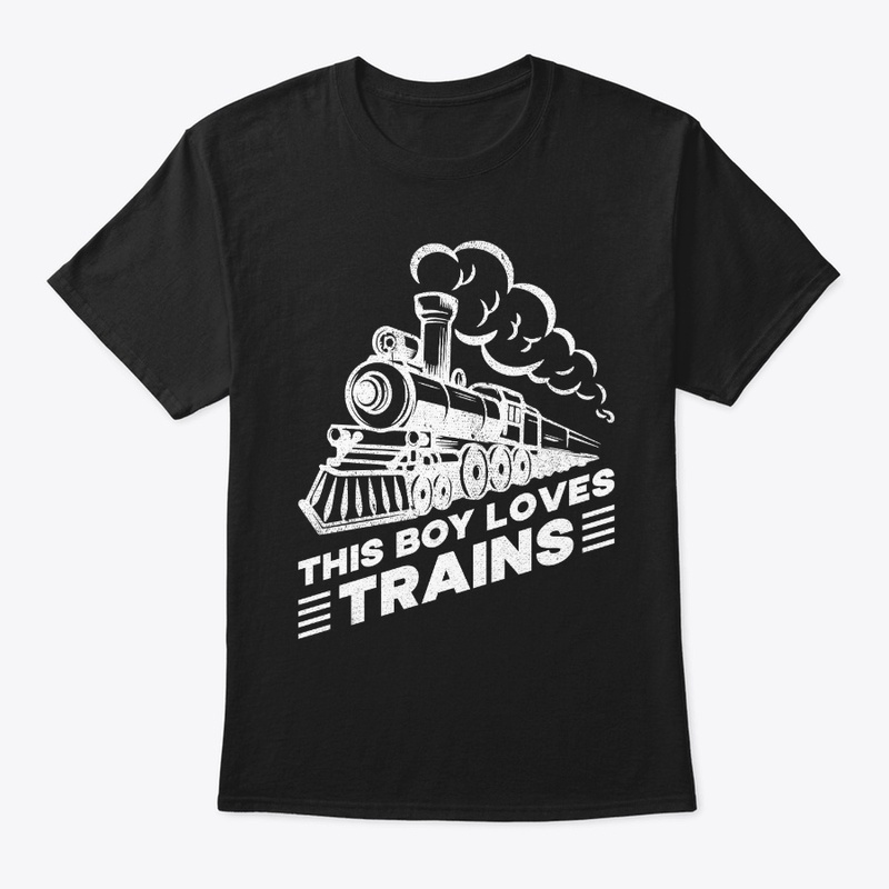 This Boy Loves Trains - Steam Locomotive
