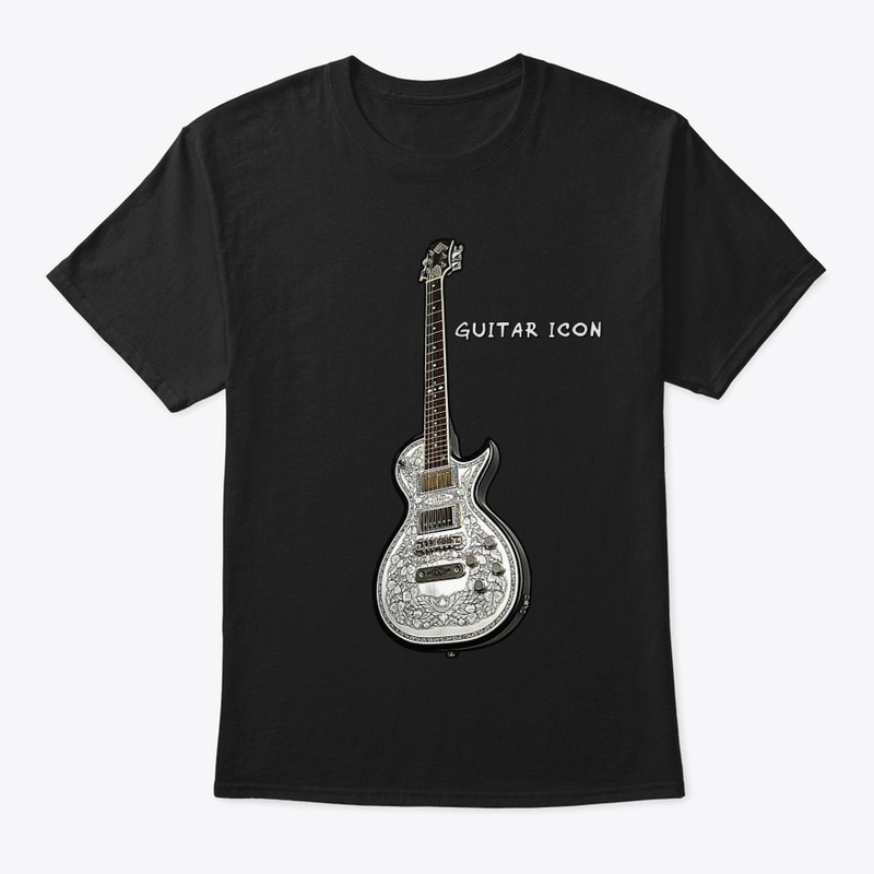 Guitar Icon - Metallic Inlay