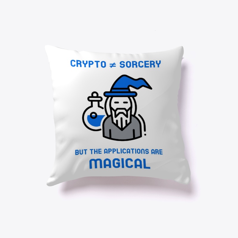 Crypto is not sorcery but magical (blue)