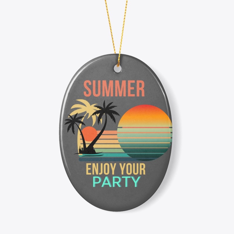 summer  enjoy your party tee shirt
