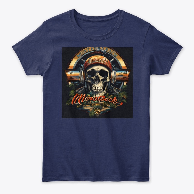 Rock and roll skull jam tee