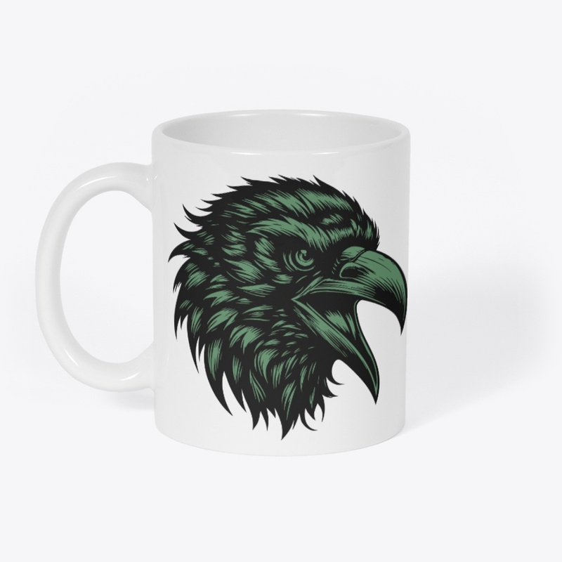 Intense Angry Crow Design