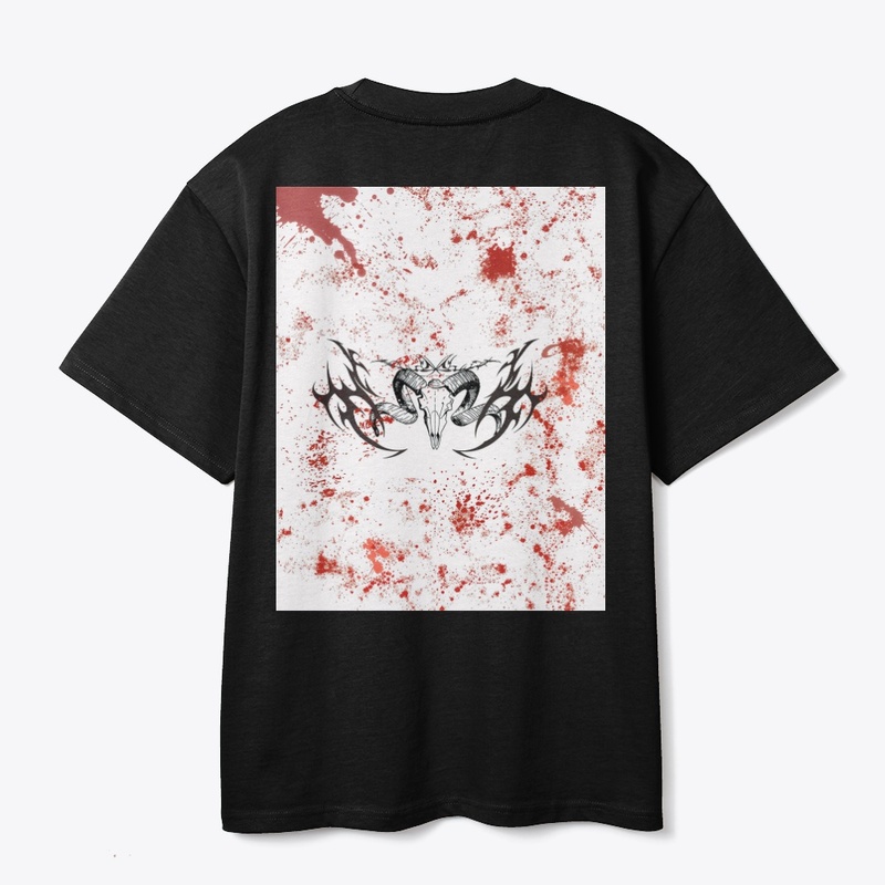 Blood Reign – Tribal Skull Graphic Tee