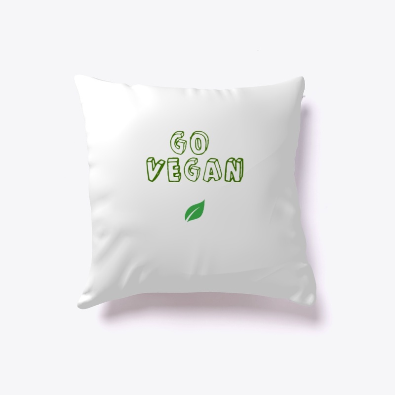 Go Vegan Pillow & Hat