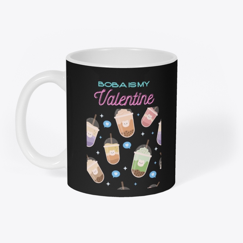 Valentine's Day Boba Unisex Kawaii
