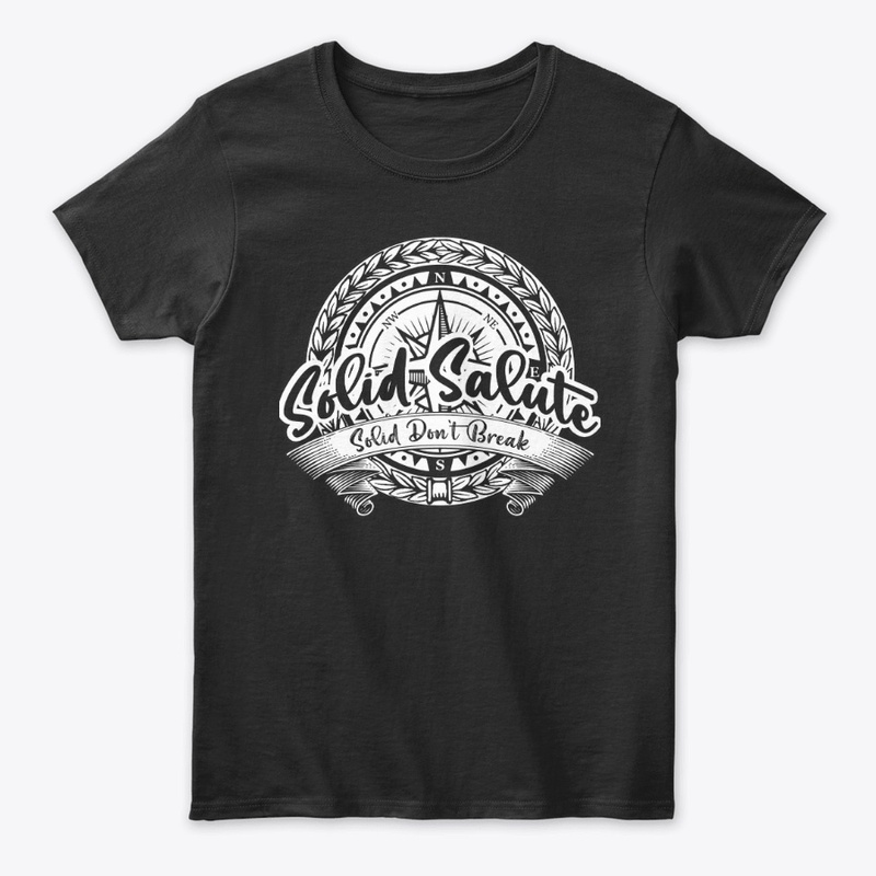 Wht Solid Salute Badge