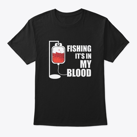 Love Funny Fishing Tees For Fisherman Gi Black T-Shirt Front