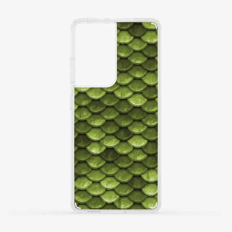 Green Mermaid Fish Scales
