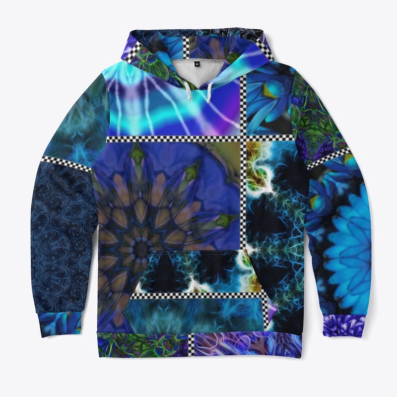 Blue Crazy Quilt Pattern