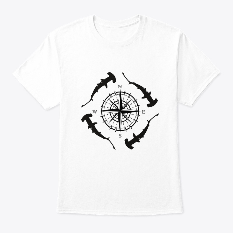 Compass and sharks white