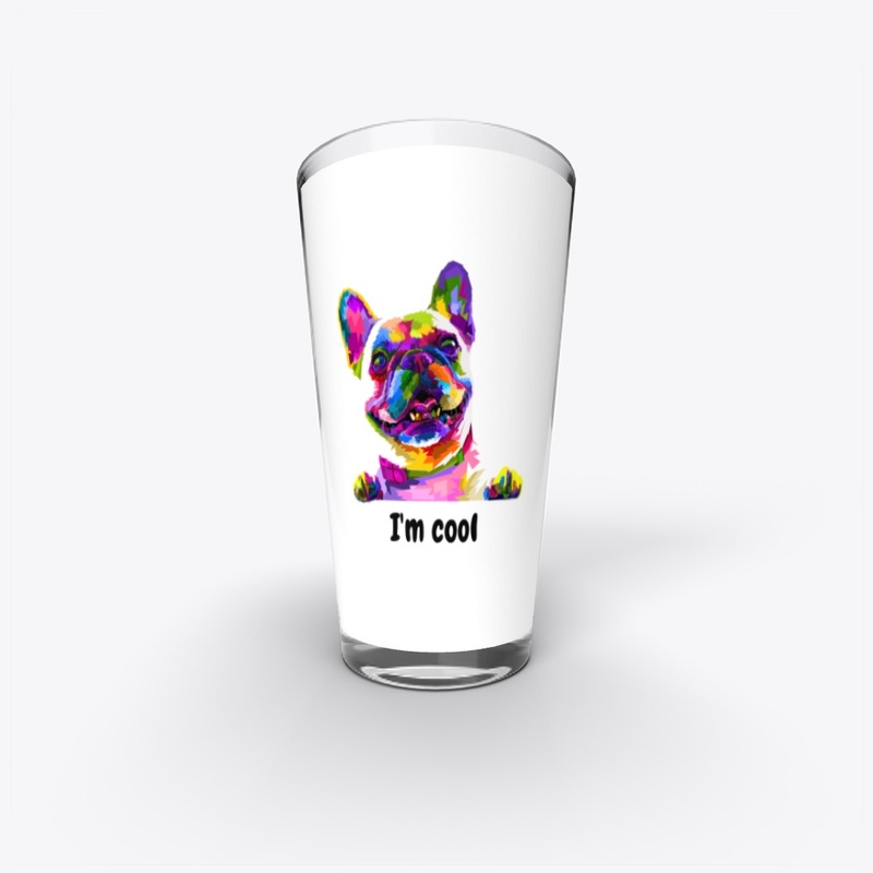 Cool ColorfulDog GraphicT-Shirt & Hoodie