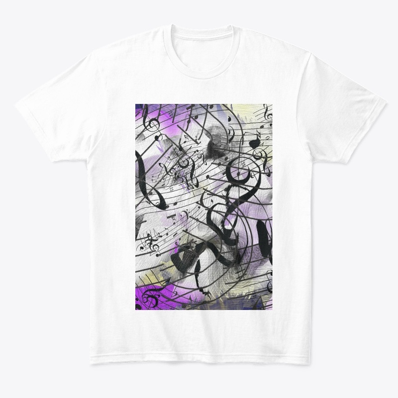 Music icons with purple color
