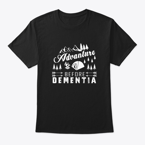 Camping Cd1uv Black T-Shirt Front