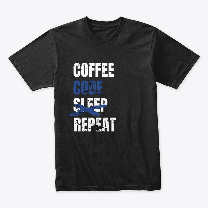 Coffee Code Sleep Repeat Design Gift