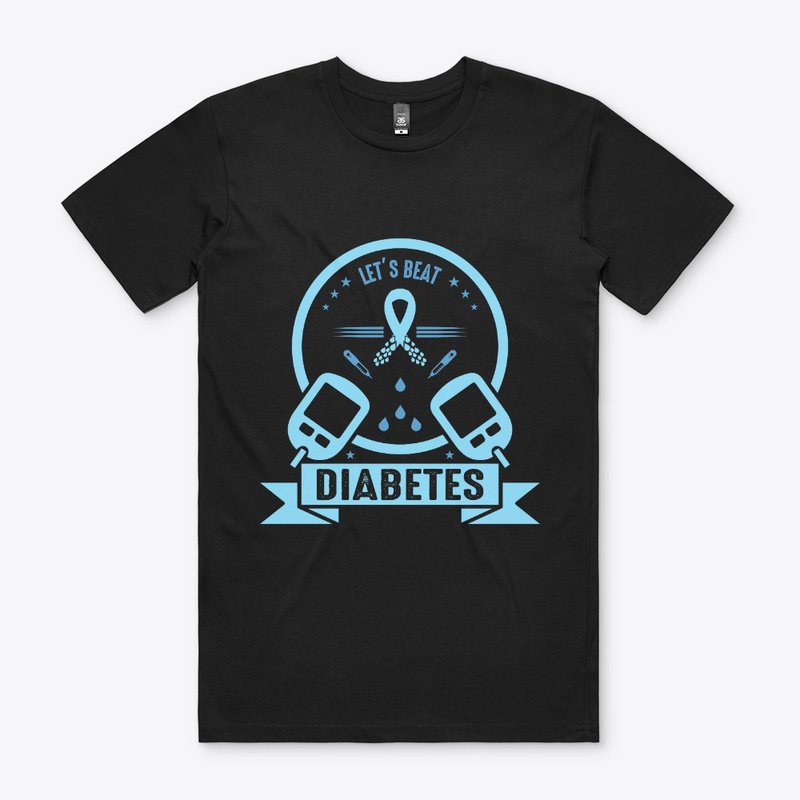 Lets Beat Diabetes -Diabetes Day T shirt