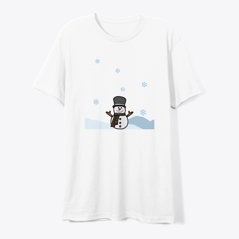 Winter snow man 