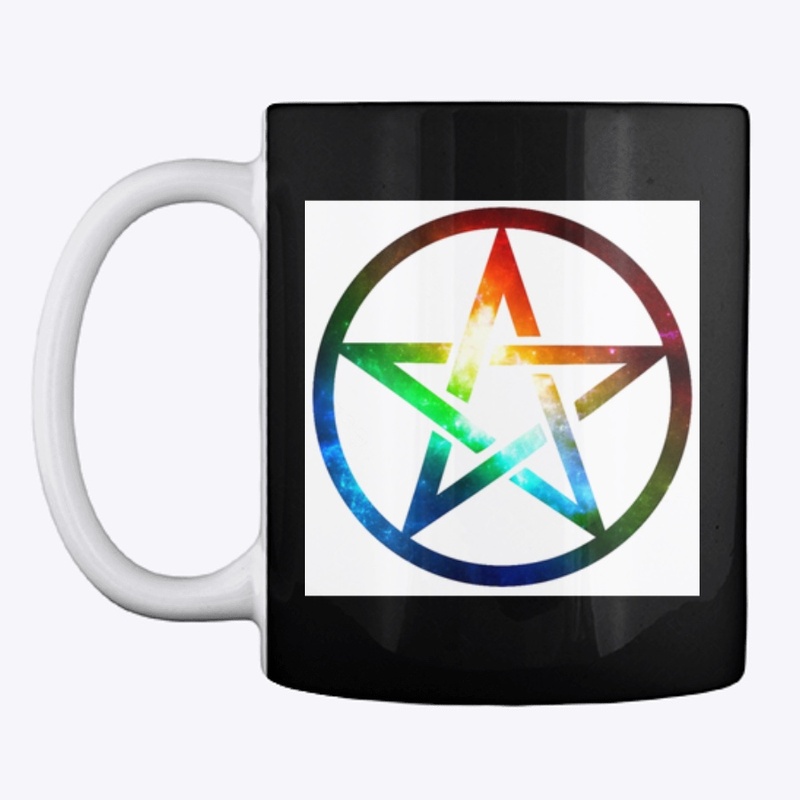 Rainbow pentagram 