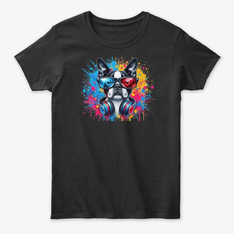 3D Boston Terrier 5